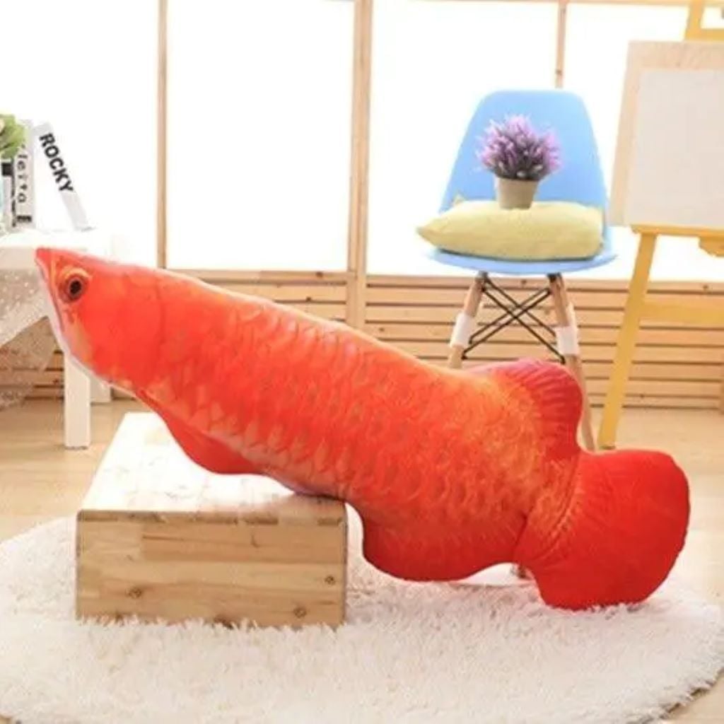 М`яка іграшка Дракон риба 30см червона IA65 Dreamtoys