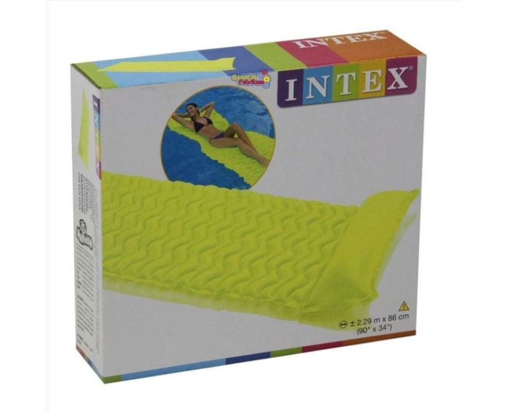 Надувний матрас вініл 2 кольори 229*86см у коробці 58807 intex