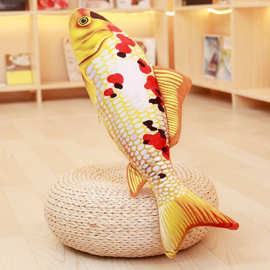 М'яка іграшка Короп Коі 60см золотисто срібний IA55 Dreamtoys