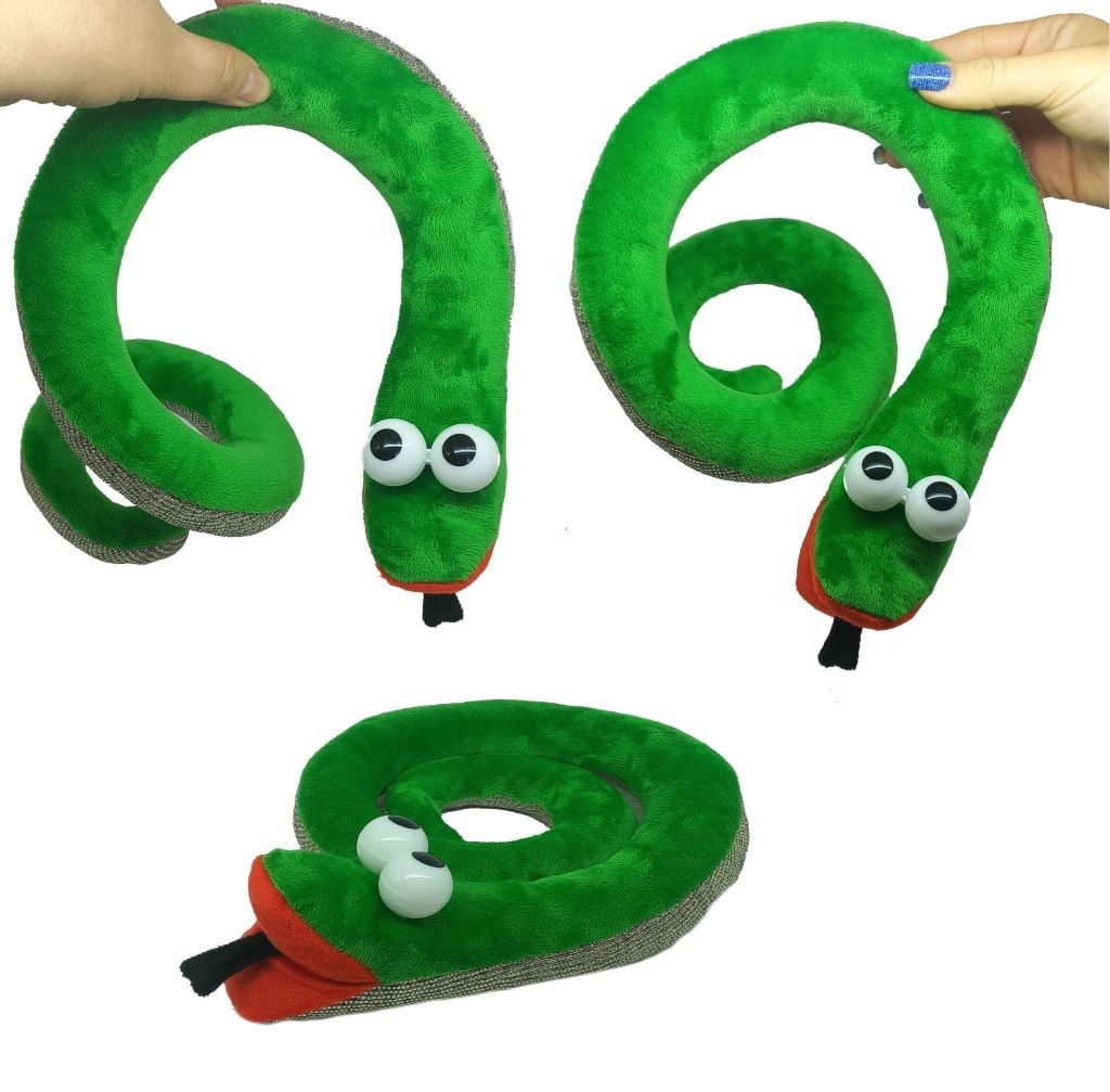 М'яка іграшка змія ЗміЮлька 65см зелена ZMIYA Dreamtoys