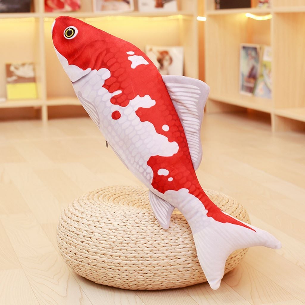 М`яка іграшка Короп коі 16см червоний з білим IA53 Dreamtoys