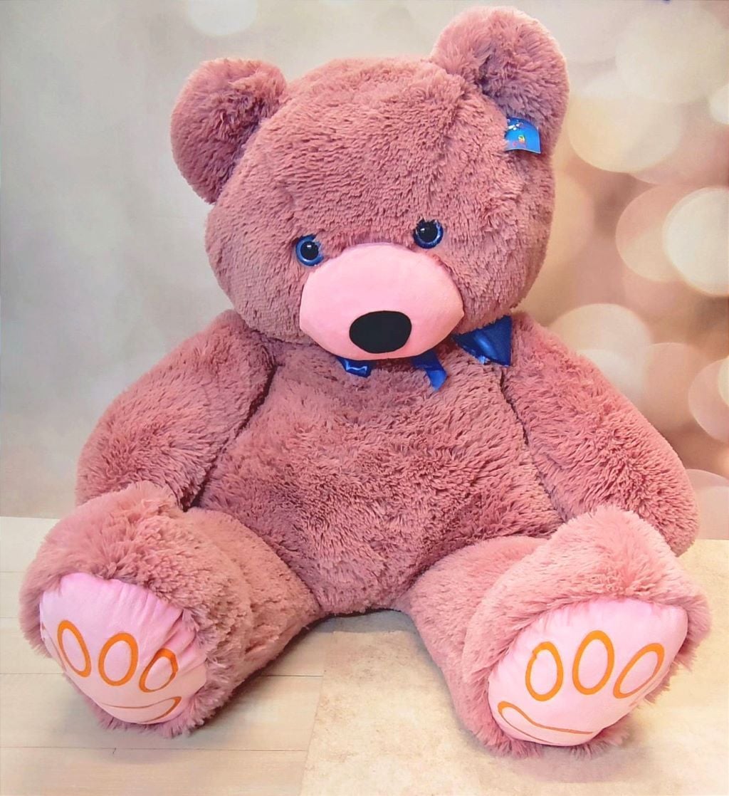 М`яка іграшка ведмедик Проха 110см попіл троянди 127-7PROHA Dreamtoys