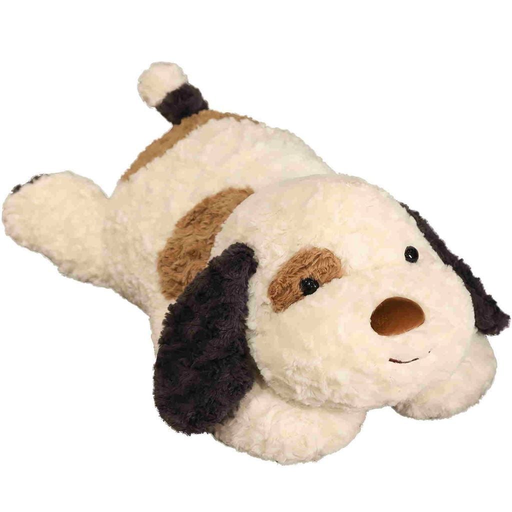 М`яка іграшка Собака 100см плюшева чорно коричневий C-51 Dreamtoys