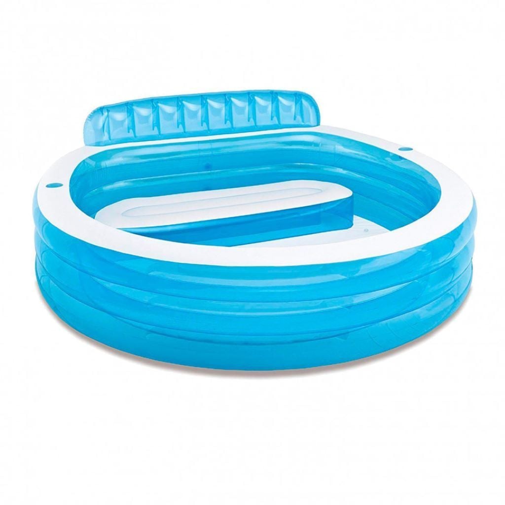 Басейн надувний сімейний круглий 229*229*79см 590л в коробці 57190NP intex