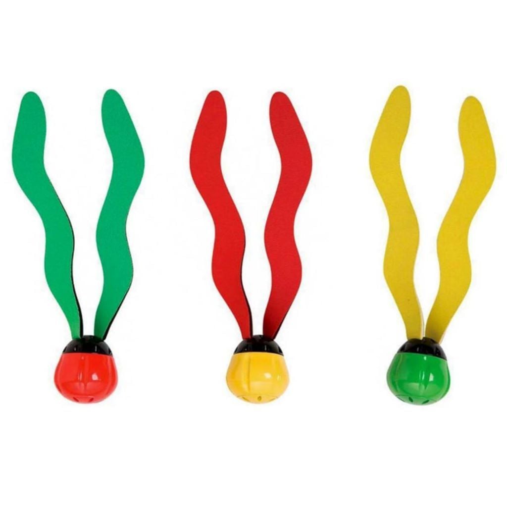 Підводний набір кульок для пірнання 3шт різного кольору у сітці 55503 intex