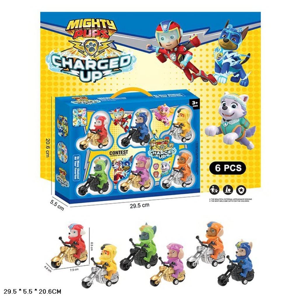 Фігурки типу Цуценячий патруль 6 шт у комплекті у коробці 29,5*5,5*20,6см 111-120 Китай