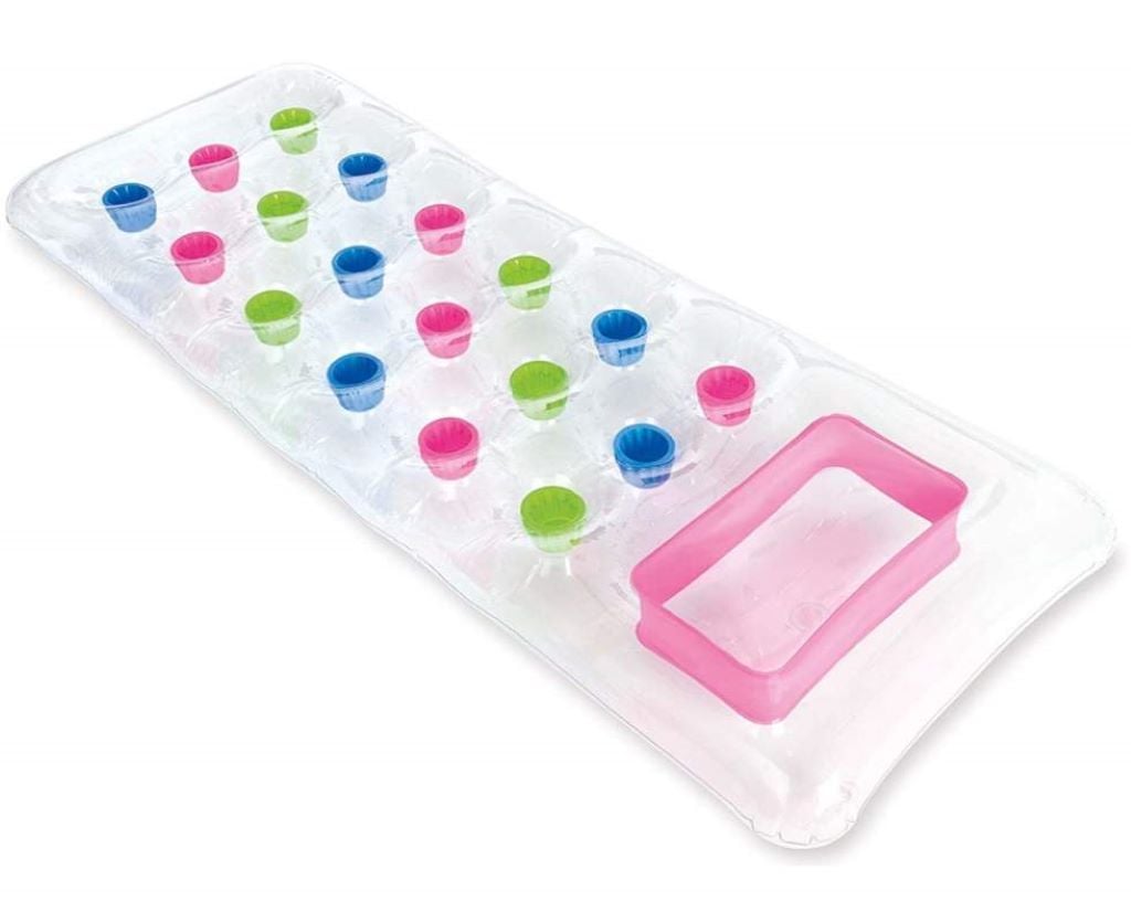 Матрац надувний вініл з підголовником 188*71см в упаковці 59894 intex