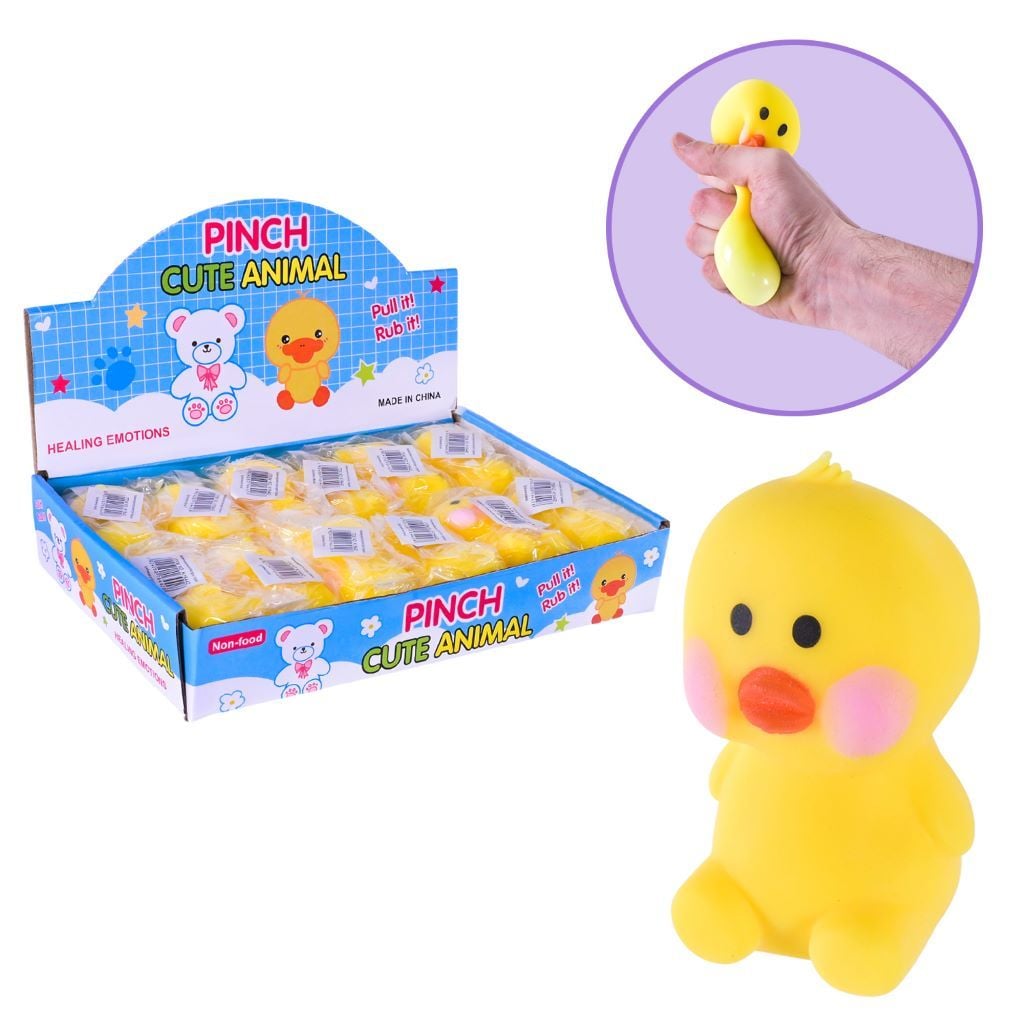Антистрес сквіш таба Качення 10см жовтого кольору у пакеті K16442 Pinch Family
