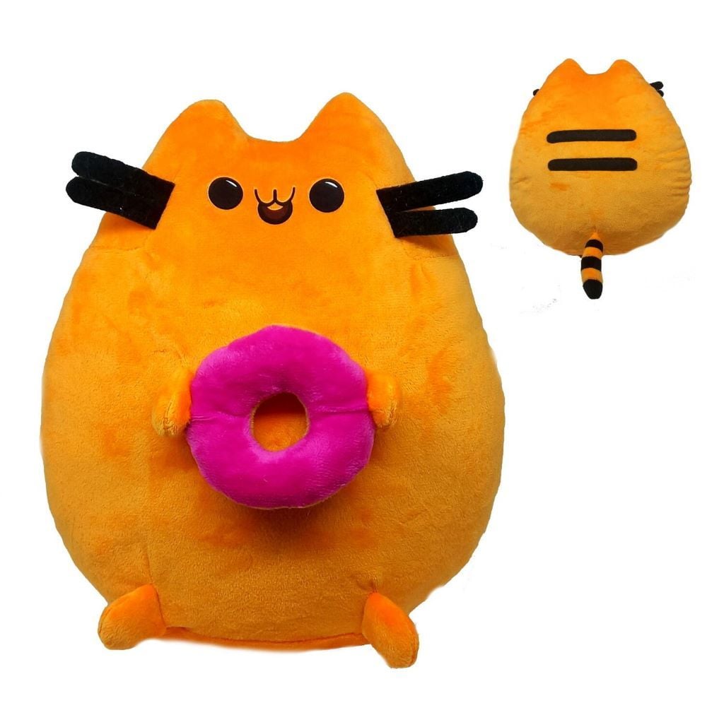 М`яка іграшка Пушин кет Крапелька з пончиком помаранчевий 9995232 Dreamtoys