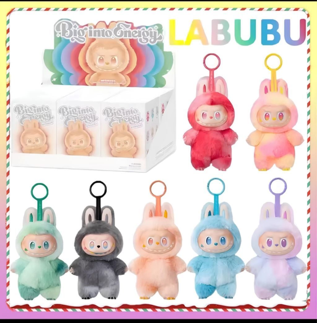 М`яка іграшка Labubu 10см 2сезон Biginto Energy у коробці мікс видів 71929 Китай