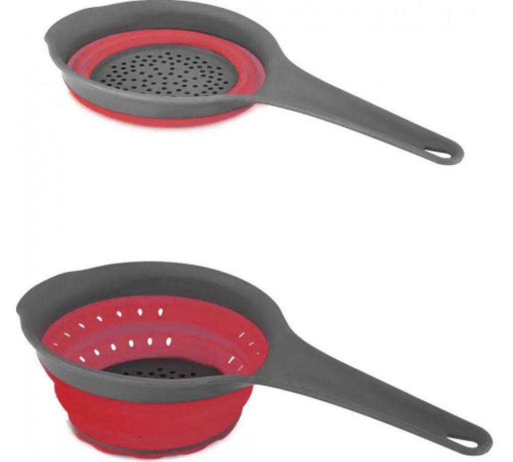 Дуршлаг складний селіконовий з ручкою 00821 Китай