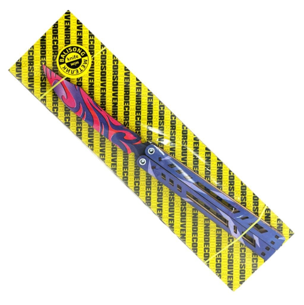 Ніж Метелик Ripple дерево на планшеті 28*7,5см BAL-Rlp Україна