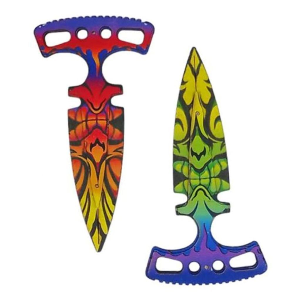 Ніж  Тичковий TIKI 2шт дерево на планшеті 28*7,5см DAG-Ti Україна