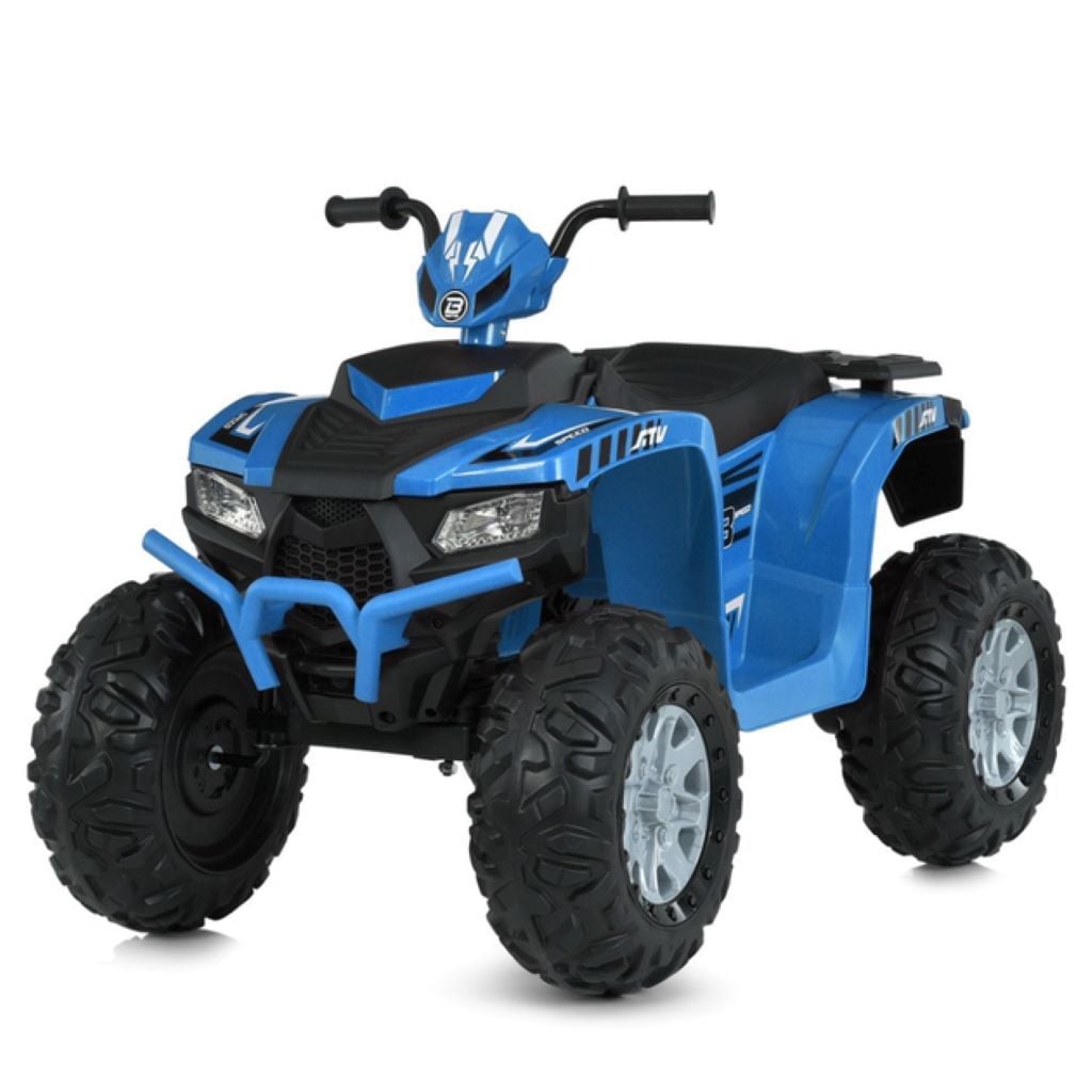 Квадроцикл 2двигуни 35W,1 акум,24V 5АН, EVA, TF, USB,Bluetooth шкіра, світло-синій M 6060EL-4 Китай