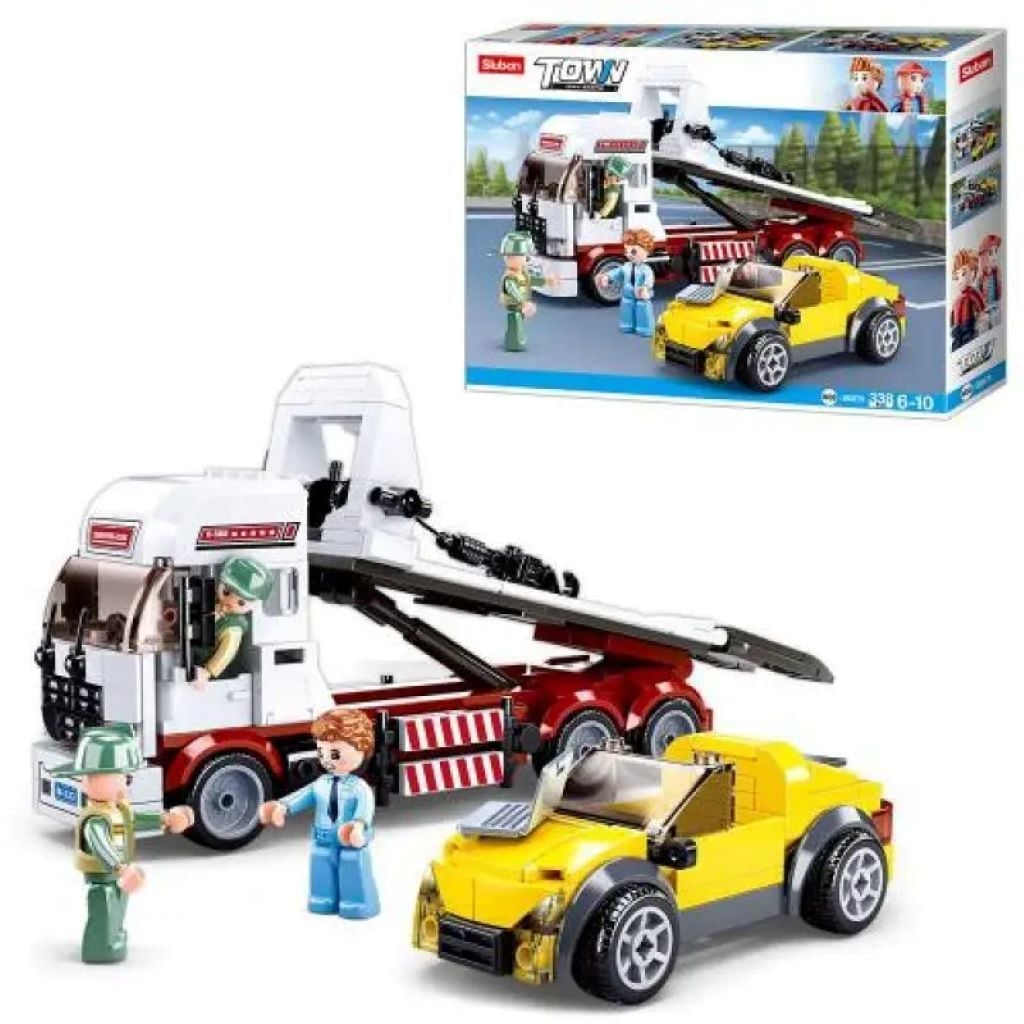 Конструктор типу лего 338дет TOWV Евакуатор в коробці 38*28*7см М38-В0879 sluban