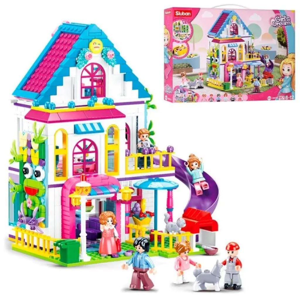 Конструктор типу лего730дет Girls Dream Вілла фігурки коробка 50*37*8см M38-B0974 sluban
