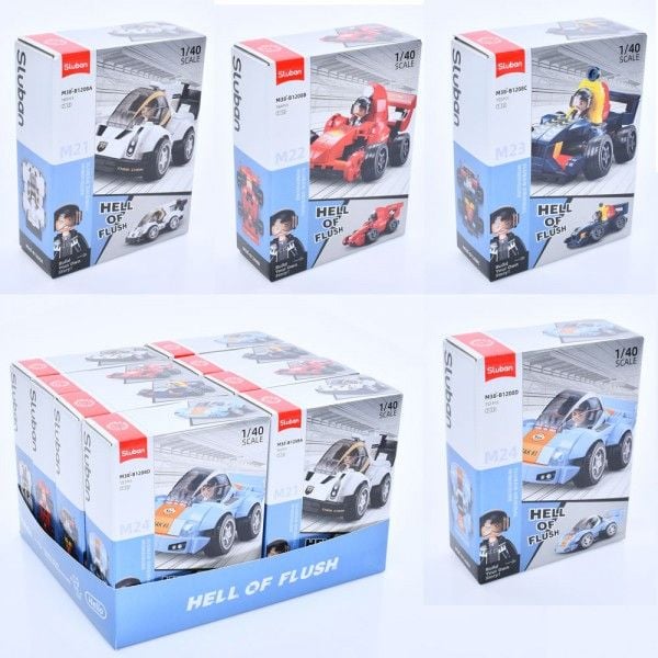 Конструктор типу лего від 151 дет Авто машина Scale 1/40 в коробці 19*14*6см M38-B1208A sluban