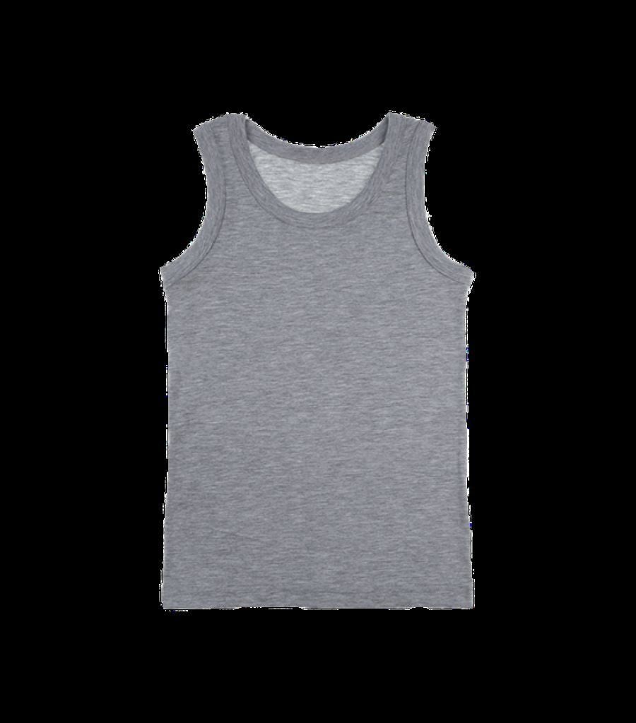 Майка для хлопчика класична трикотаж однотонна сіра 7717 Donella 6/7р