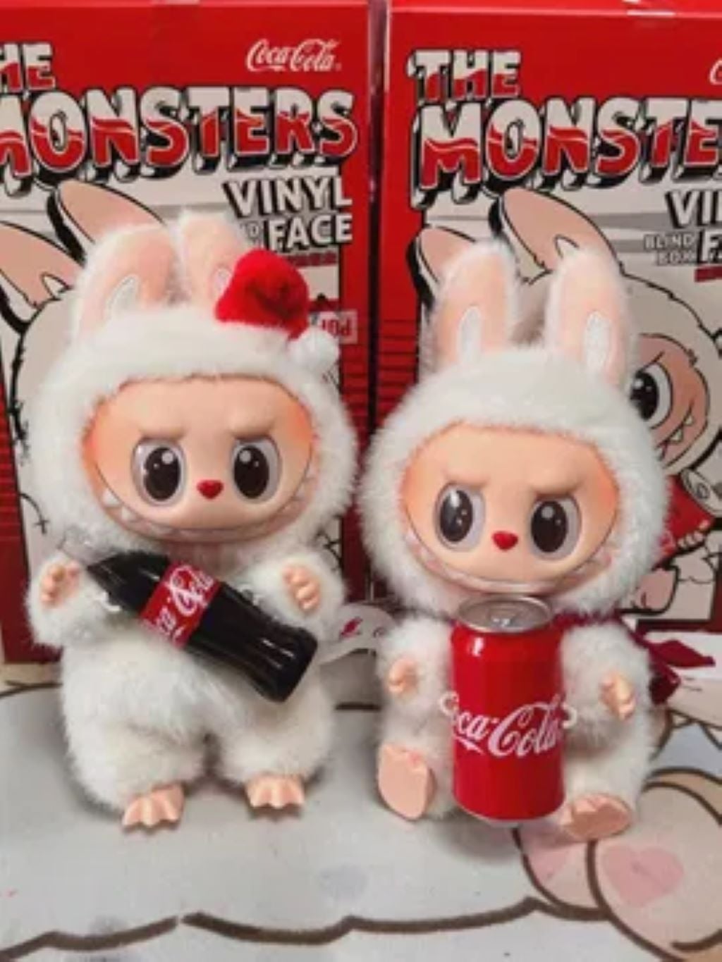 М`яка іграшка Labubu з Coca Cola 10см у пакеті мікс кольорів 9995286 Китай