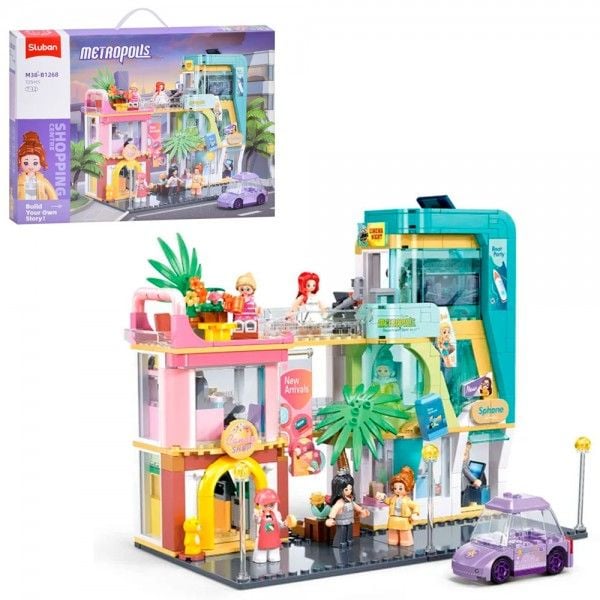 Конструктор типу лего 725дет Metropolis Магазин промислових товарів в коробці 52*37*7см M38-B1268 sluban
