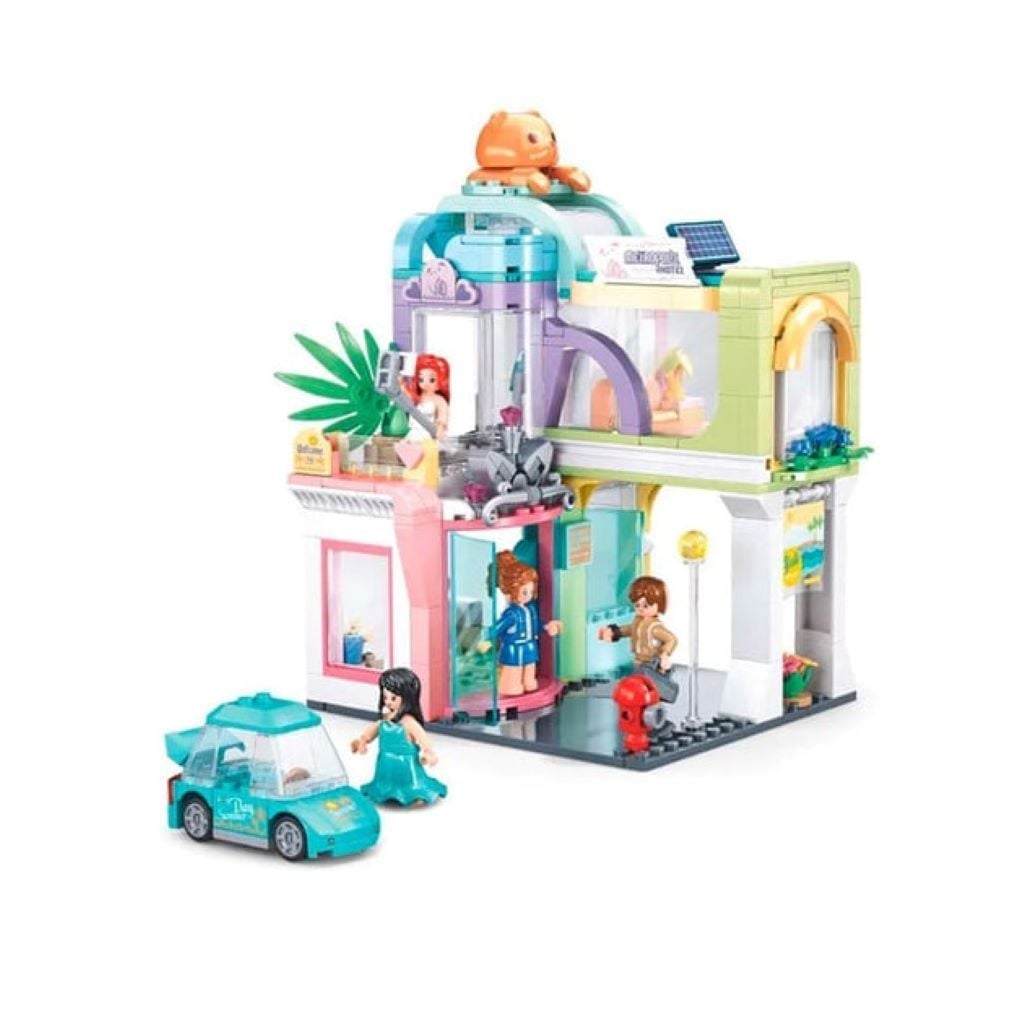 Конструктор типу лего 435 дет Metropolis Готель Корона в коробці 43*33*6см М38-B1267 sluban