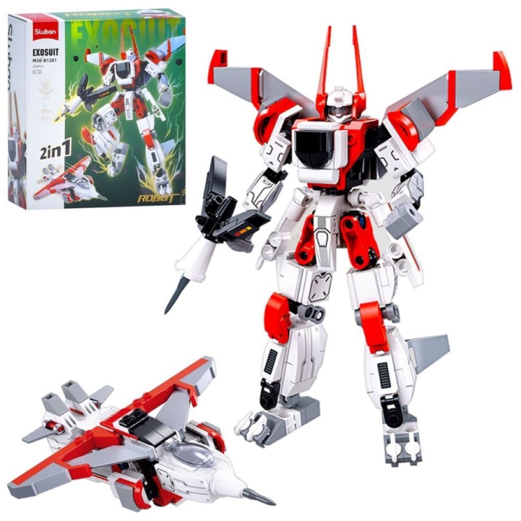 Конструктор типу лего 234 дет Exosuit робот 2в1 в коробці 23*22*7см M38-B1281 sluban
