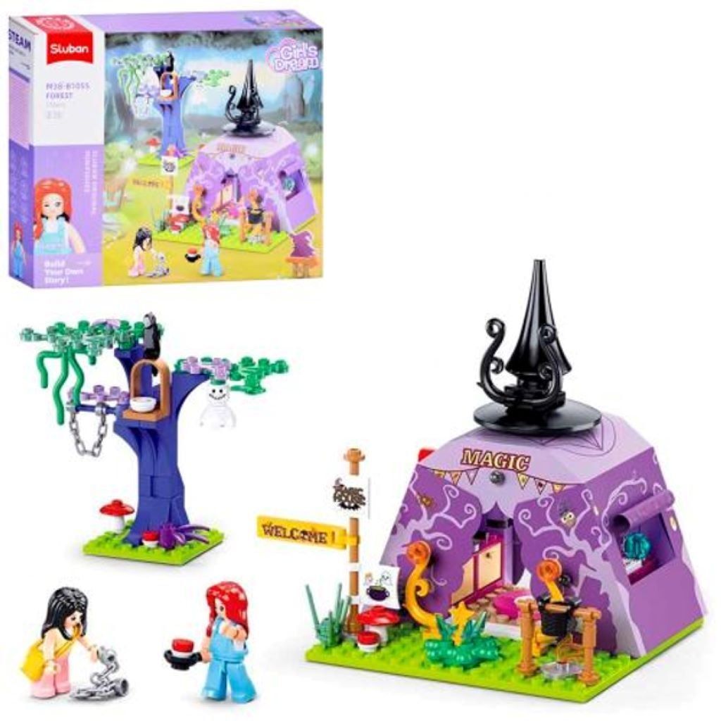 Конструктор типу лего 179дет Girls Dream Чарівний кемпінговий намет в коробці 28*24*5,5см M38-B1055 sluban