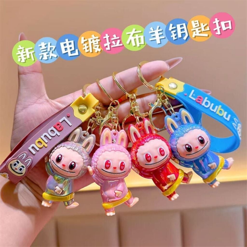 Брелок Labubu 5см мікс видів з карабіном 50738 Китай