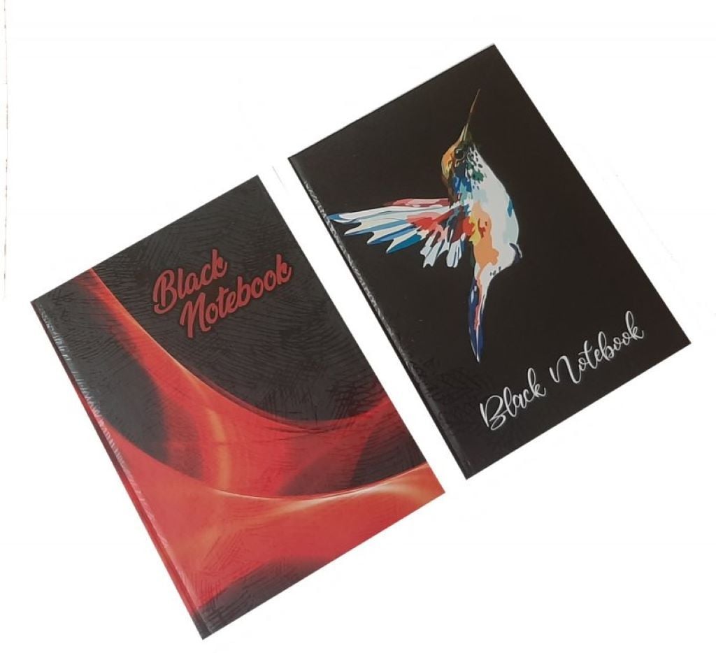 Скетчбук зошит BLAK А5 80 арк  тверда політурка ЗО-А5 80 ЧБ Україна