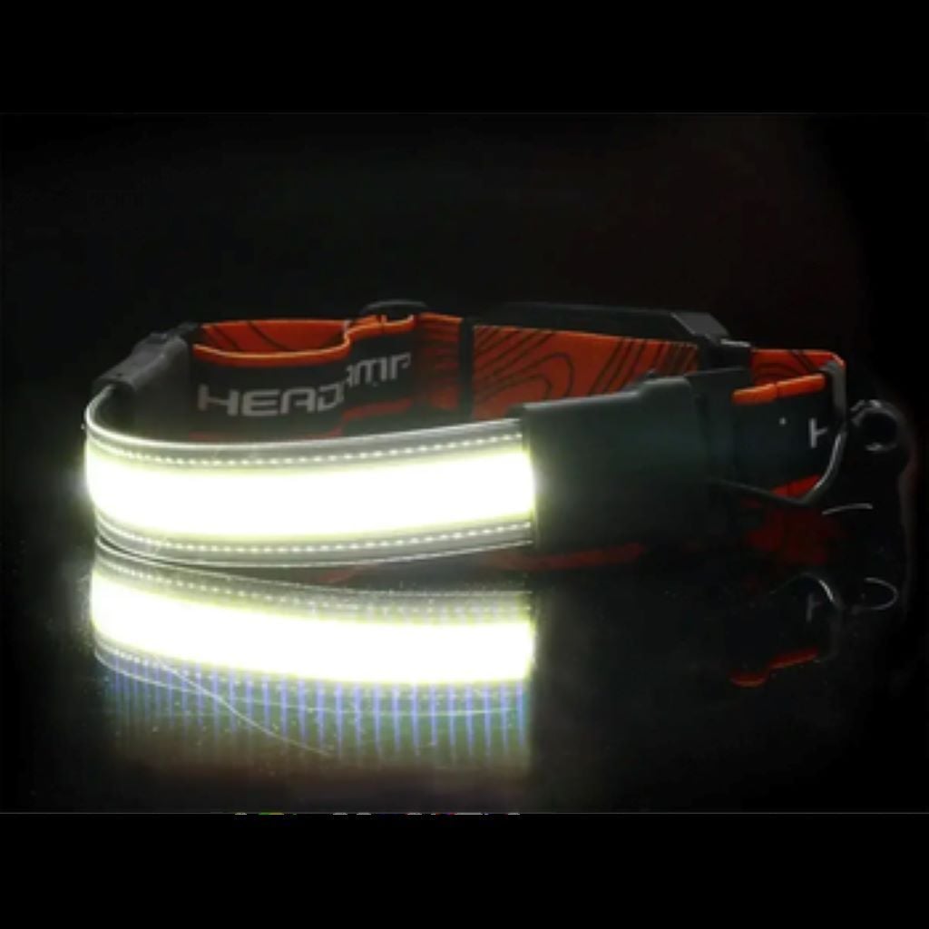 Ліхтар налобний акумуляторний USB шнур в коробці TM-G13 Польща