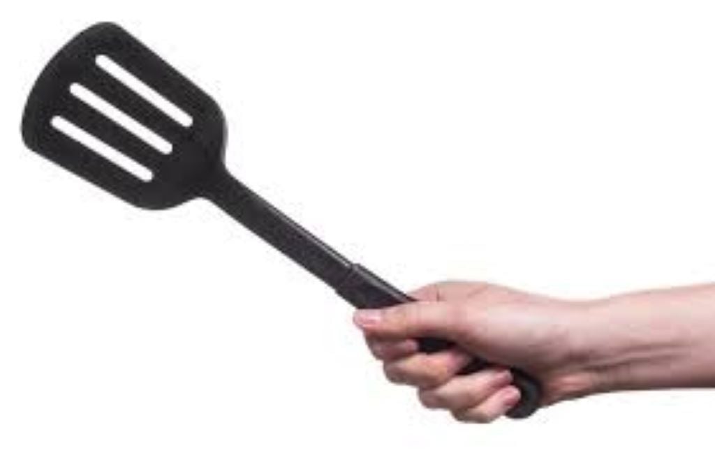 Лопатка кухонна 27 см пластик 02542 Китай