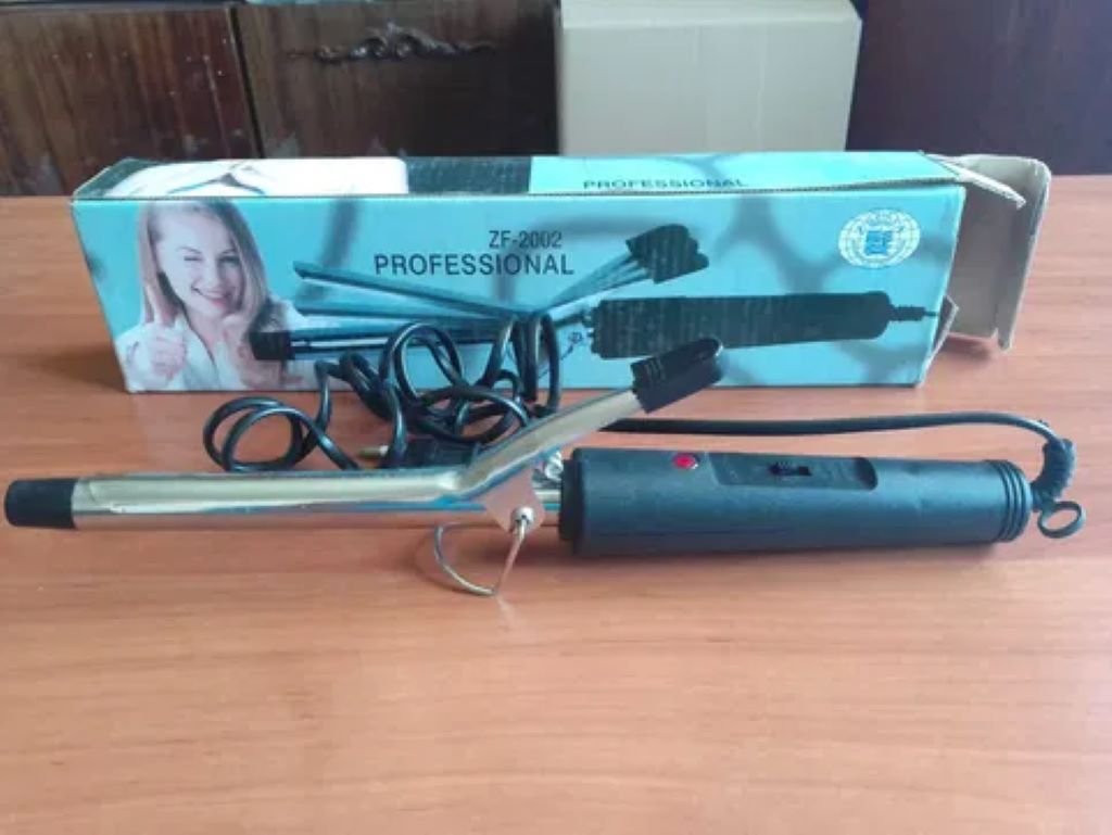 Плойка кругла від мережі металева у коробці 30*6*4см ZF-2002 Китай