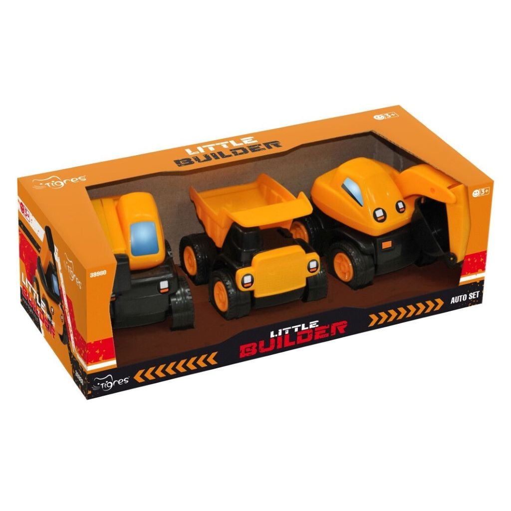 Машина набір Little Builder 3шт у коробці 39980 Тігрес