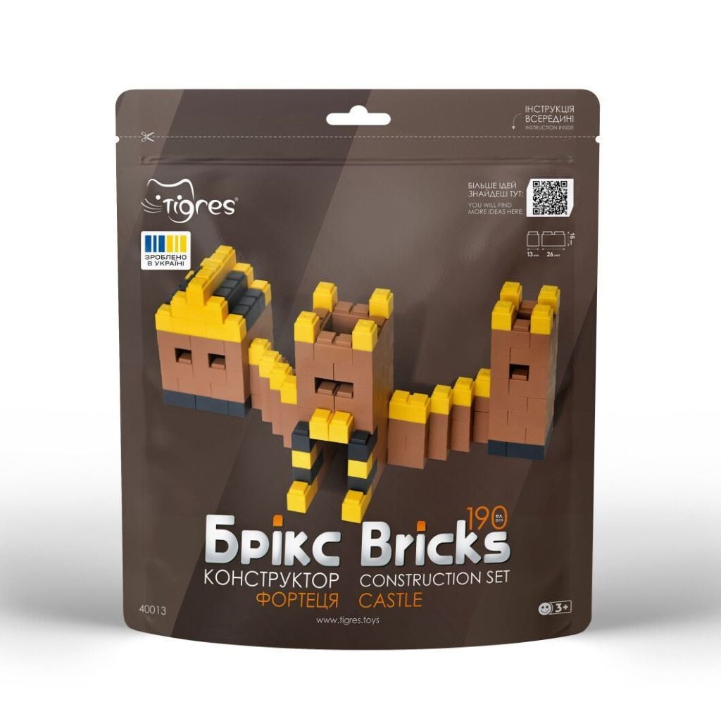 Конструктор Брікс Фортеця 190 елемента в упаковці 40013 Тігрес