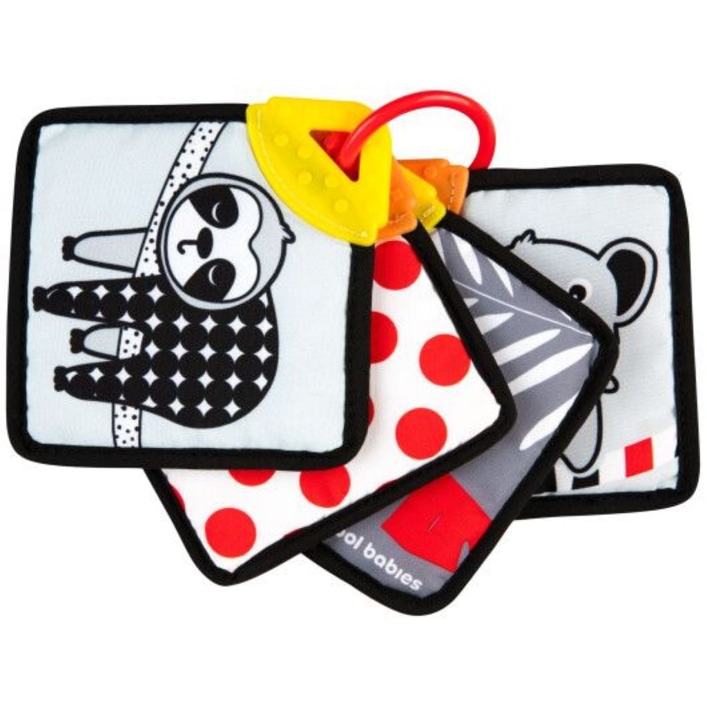 Брязкальце Іграшка сенсорні м'які карточки з прорізувачем для зубів BabiesBoo											  68/096 Canpol