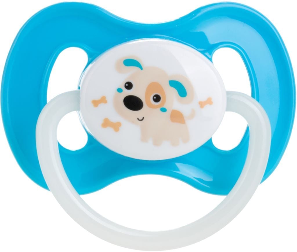 Пустушка латексна кругла 0-6м синя в блістері 9,5*15см 23/277_blu_new Canpol