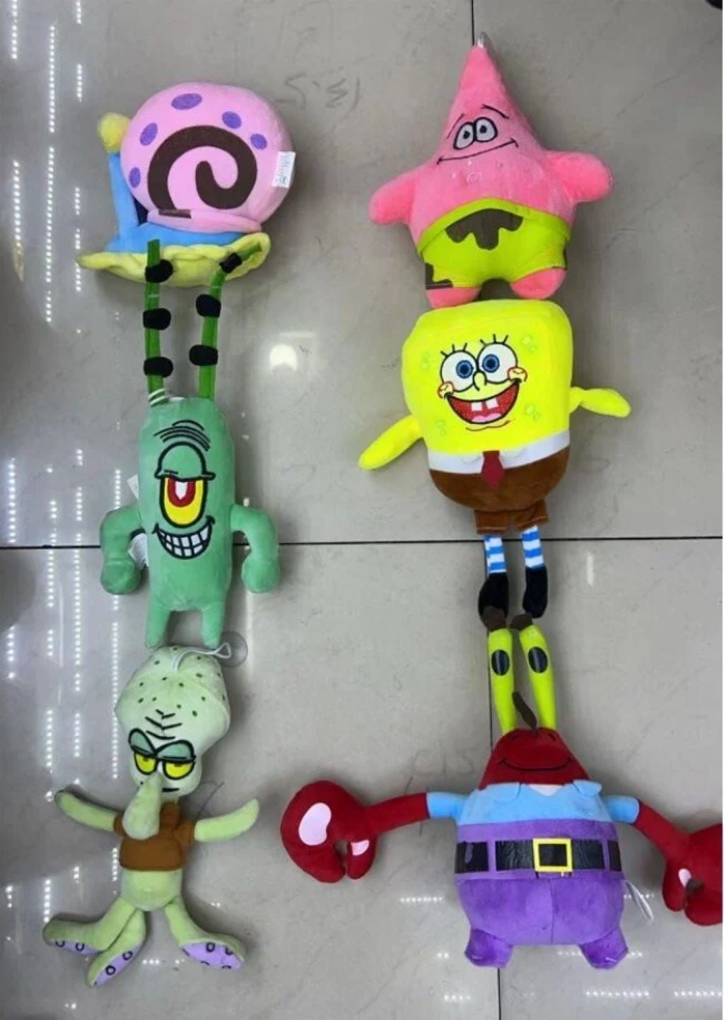 М'яка іграшка герої Губка Боб 20см плюш мікс видів M17808 Китай