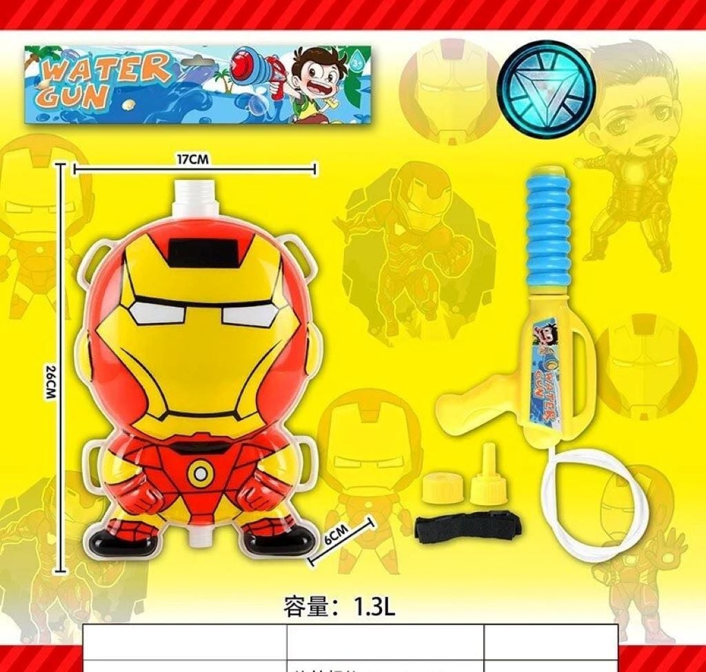 Водний пістолет з балоном Герої у пакеті JC19-62 Китай