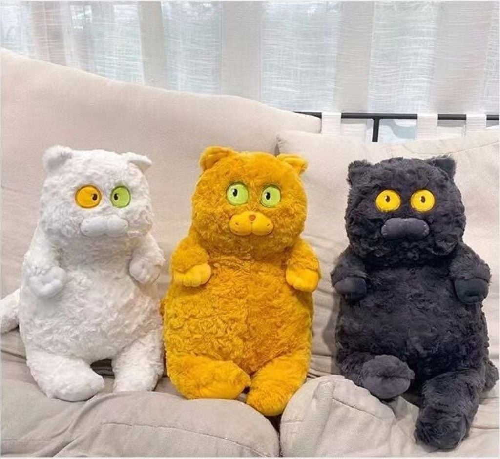 М'яка іграшка Котик 35см плюш мікс видів M18322 Китай