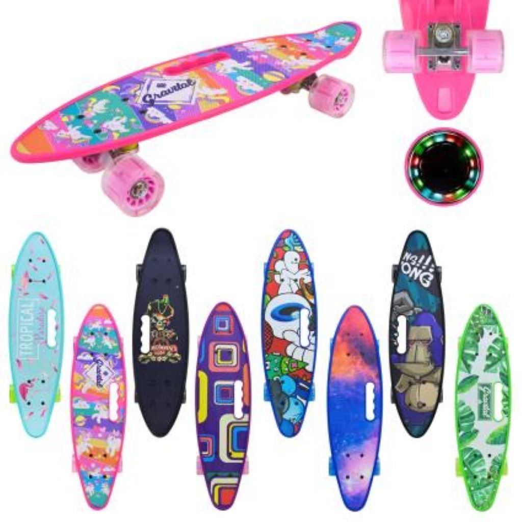 Пенні борд 60*17см PU колеса світло PB204 Китай