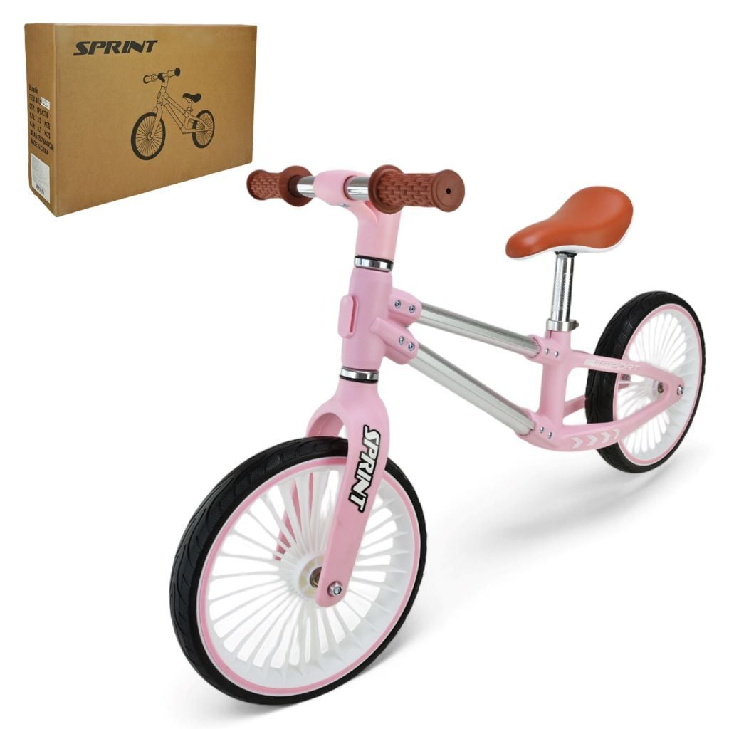 Велобіг 12" колеса сталева рама PU EVA рожевий BB2512 Sprint