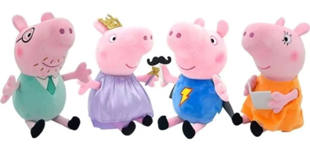 М'яка іграшка герої свинка Пеппа 28см мікс видів мікс  кольорів M18168 Китай