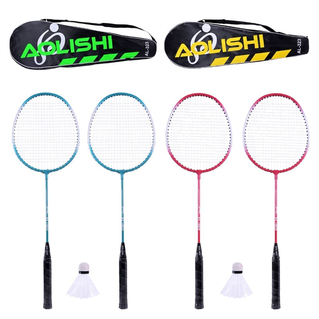 Бадминтон 2ракетки метал нейлон воланчик у чохлі 63*21*24см BD23628 AO LI SHI