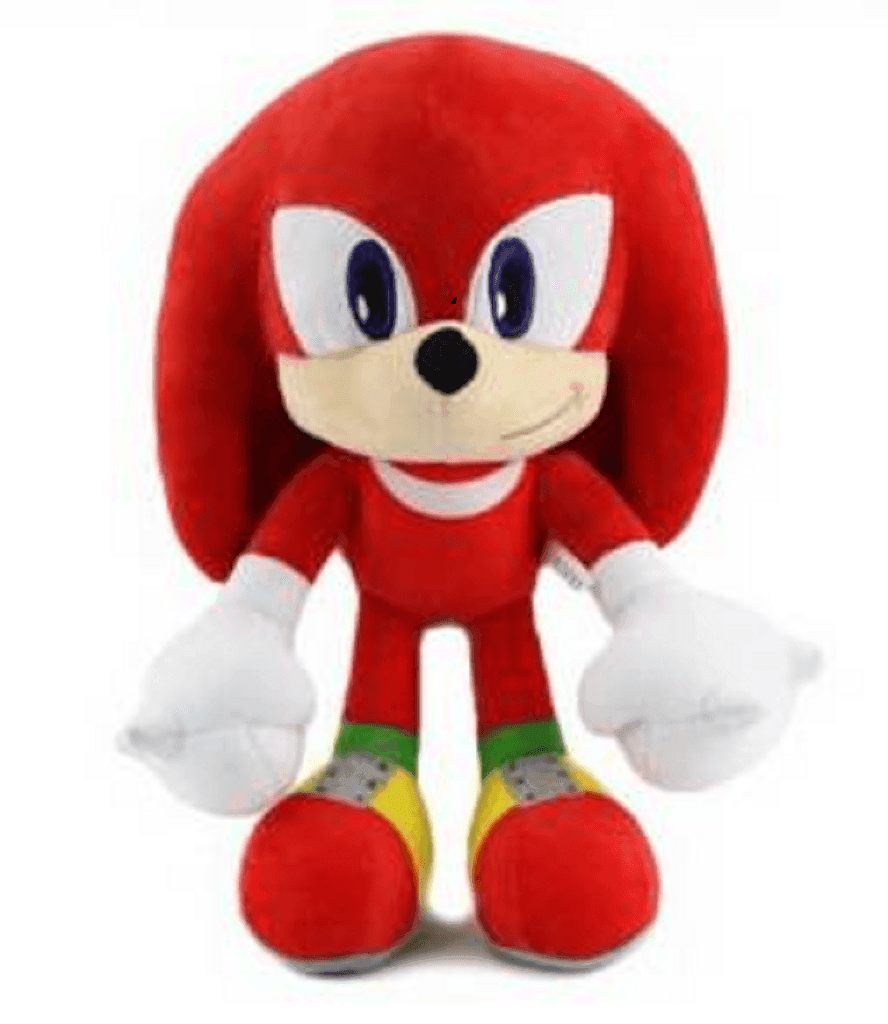 М'яка іграшка типу Їжак Наклз 25см плюш з присоскою червоний 2090022 Сонечко