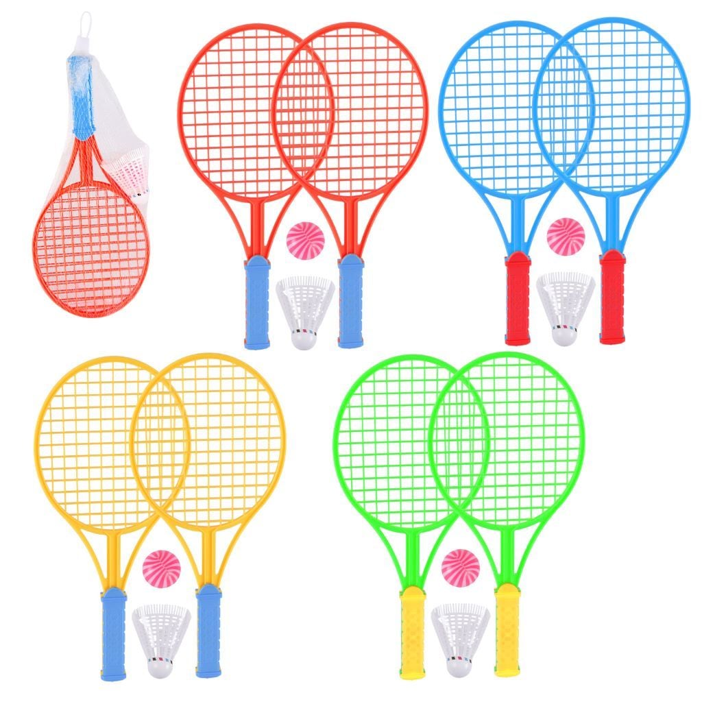 Ракетки 32см 2шт воланчик м'ячик у сітці 605-13 Китай