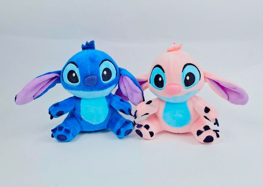 Брелок м'яка іграшка Стіч 14см тканина велюр два види синій або рожевий 269004 Сонечко