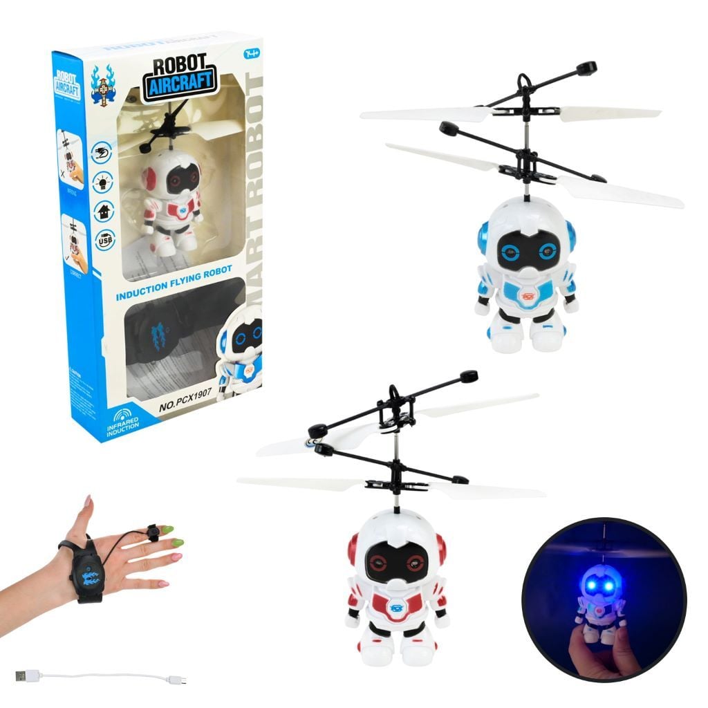 Робот запускалка пульт керування-годинник USB-зярядний пристрій у коробці 16*5*30 см PCX1907B Китай