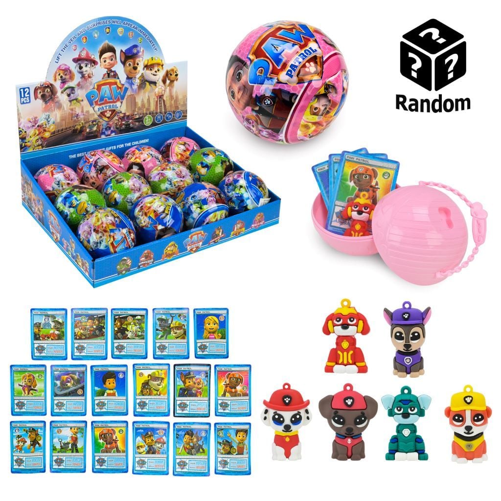 Герої типу Цуценячий патруль у кулі мікс видів 9,5*9,5см 339-1 Китай
