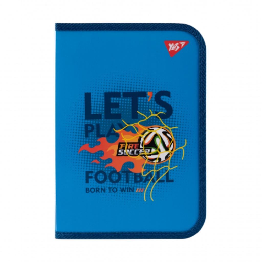 Папка B5 для зошитів на блискавці Footbol пластик 492205 Yes