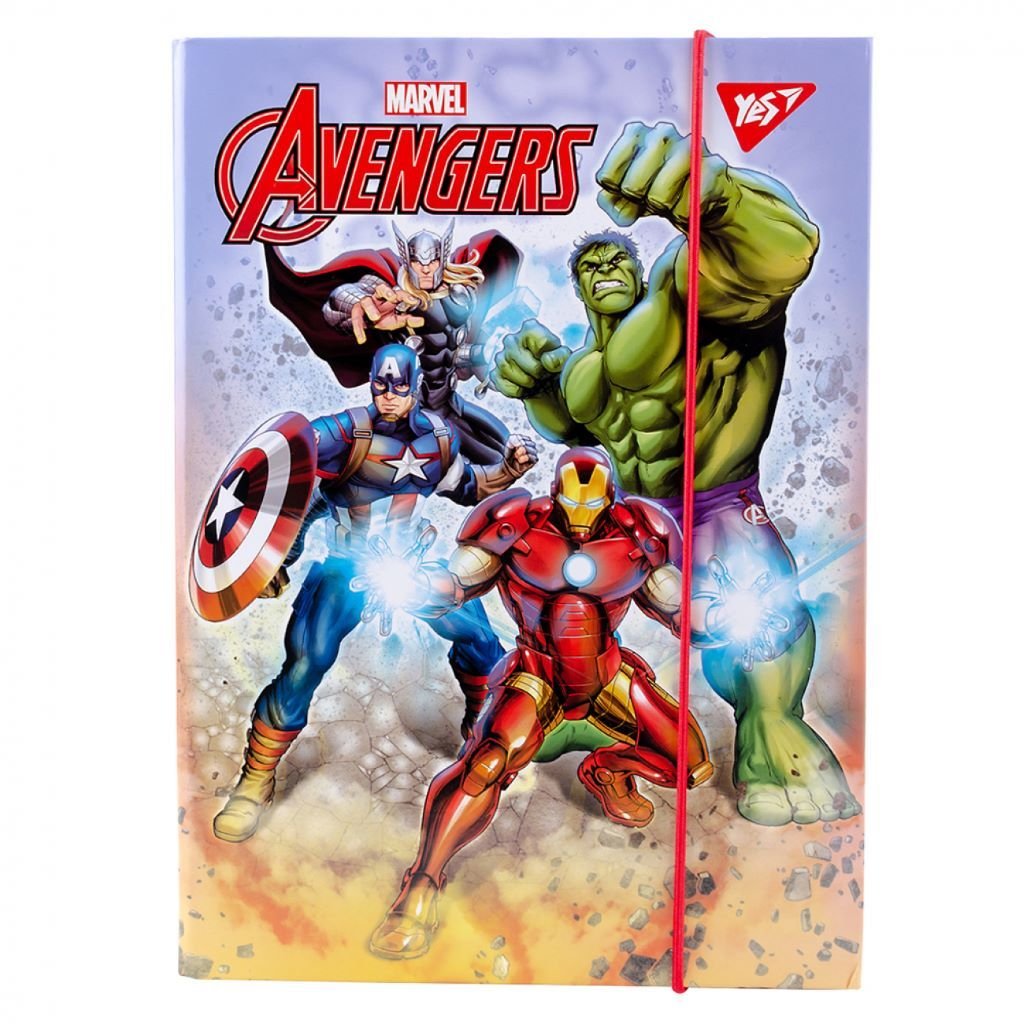 Папка B5 для зошитів картонна Avengers Marvel 491897 Yes